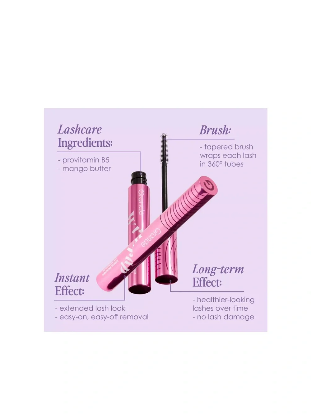 Grande Cosmetics Wrap Luxury Tubing Mascara - Black